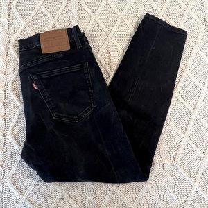 Mens Levi’s 511 Stone Black Jeans